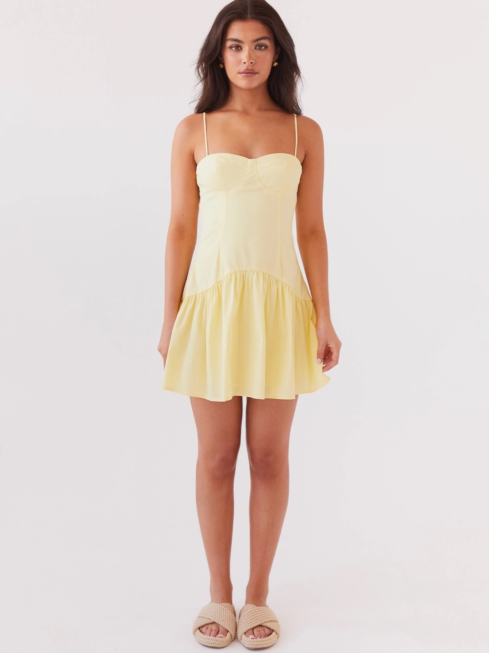 Endless Summer Mini Dress Yellow